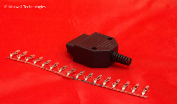 OBDII Female Connector with Cable Strain Relief - Image 2